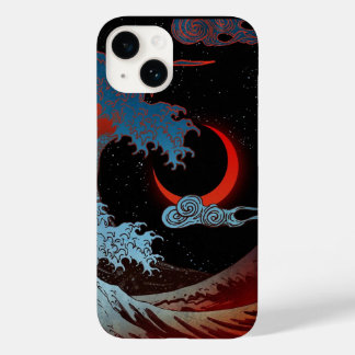 夜日本の絵画海の芸術 Case-Mate iPhone 14ケース