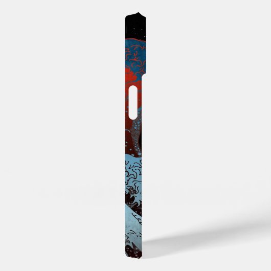 夜日本の絵画海の芸術 Case-Mate iPhoneケース (裏面 / 右)