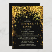 夜明かりの黒いリハーモダンサル晩餐会 招待状 (正面/裏面)