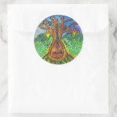 『夜明けから夕暮れまで音楽』 ラウンドシール (バッグ)