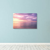 夜明けがビーチ キャンバスプリント (インサイチュ (ウッドフロア))