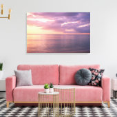 夜明けがビーチ キャンバスプリント (インサイチュ (リビング))
