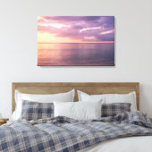 夜明けがビーチ キャンバスプリント (インサイチュ (寝室))