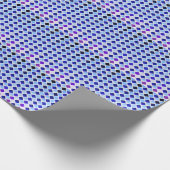 夜明けと夜暮れ(ダイヤ市松模様にン) ラッピングペーパー (角)