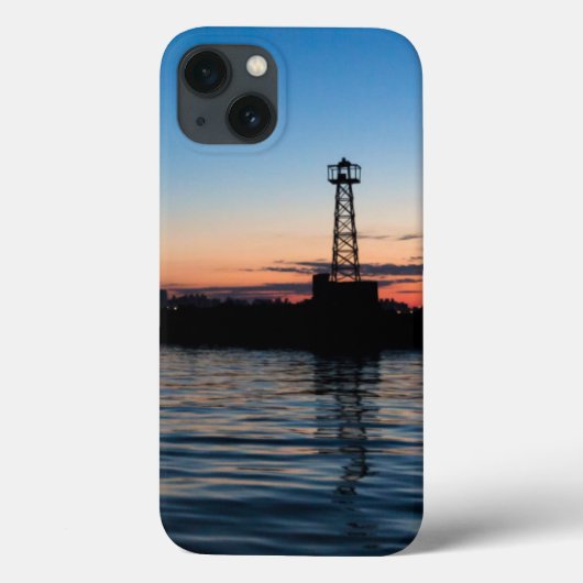 夜明けにモンテビデオ、ウルグアイの眺め Case-Mate iPhoneケース (裏面)