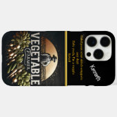 夜明けに作物を育てる専用の野菜農家 Case-Mate iPhoneケース (裏面 (横))