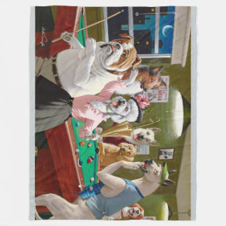 夜明けに傷付けられる フリースブランケット