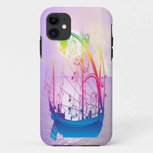 夜明けに帆船 Case-Mate iPhoneケース (裏面)