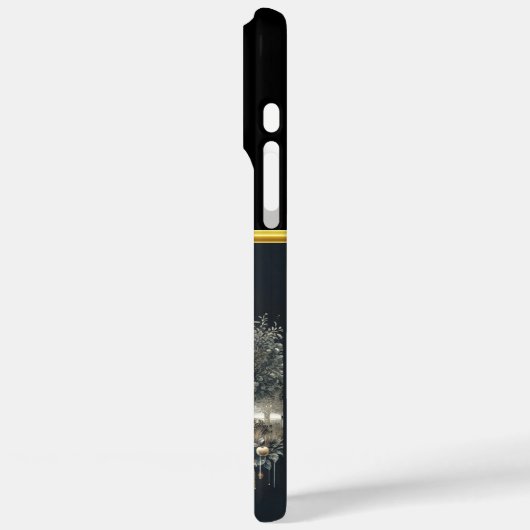 夜明けに果樹園の世話をするリンゴの農家 Case-Mate iPhoneケース (裏面 / 左)