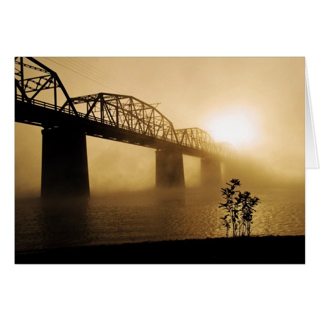 夜明けに橋 (正面横)