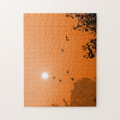 夜明けに飛ぶパズル ジグソーパズル (縦)