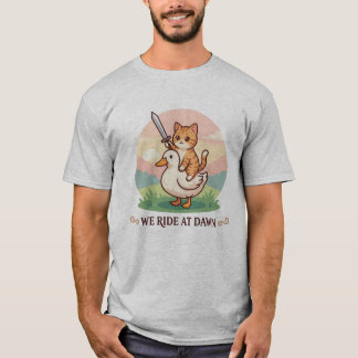 夜明けに騎乗せ Tシャツ