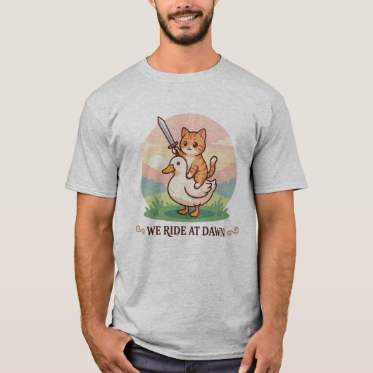 夜明けに騎乗せ Tシャツ (正面)