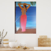 夜明けに鳴く鳥 ポスター (キッチン)