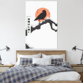 夜明けに鳴く キャンバスプリント (インサイチュ (寝室))