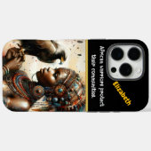 夜明けに鷲と結ばれた戦士の絆 Case-Mate iPhoneケース (裏面 (横))