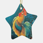 夜明けにchanticleer セラミックオーナメント (左)