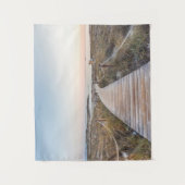 夜明けにES Pujolsのビーチ タペストリー (正面)