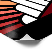 夜明けのアールデコ太陽 ポスター (コーナー)