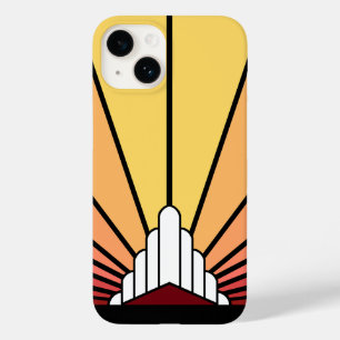 夜明けのアールデコ太陽 Case-Mate iPhone 14ケース