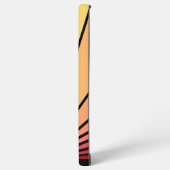 夜明けのアールデコ太陽 SAMSUNG GALAXYケース (左側面)