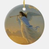 夜明けのオーナメントの天使 セラミックオーナメント (裏面)