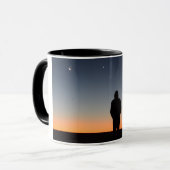 夜明けのコーヒー・マグを握って下さい マグカップ (正面左)