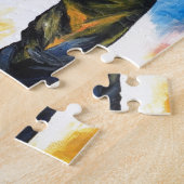 夜明けのタンゴの恋人のカラフルな夢で踊ること! ジグソーパズル (側面)