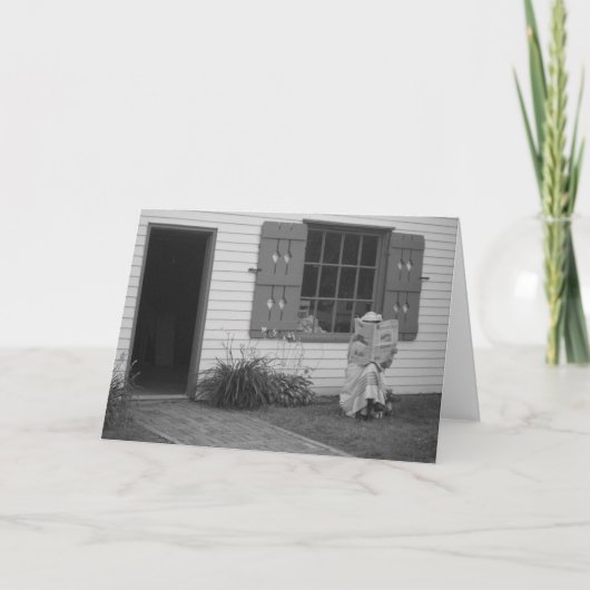 「夜明けのニュース」お祝いカード カード (正面)