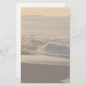 夜明けのビーチの文房具 便箋 (正面/裏面)