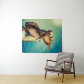 夜明けのペリカン タペストリー (インサイチュ(横))