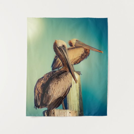 夜明けのペリカン タペストリー (正面)