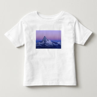 夜明けのマッターホルン山、ツェルマット、スイスアルプス、 トドラーTシャツ