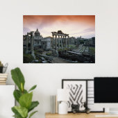 夜明けのローマのフォーラム ポスター (ホームオフィス)