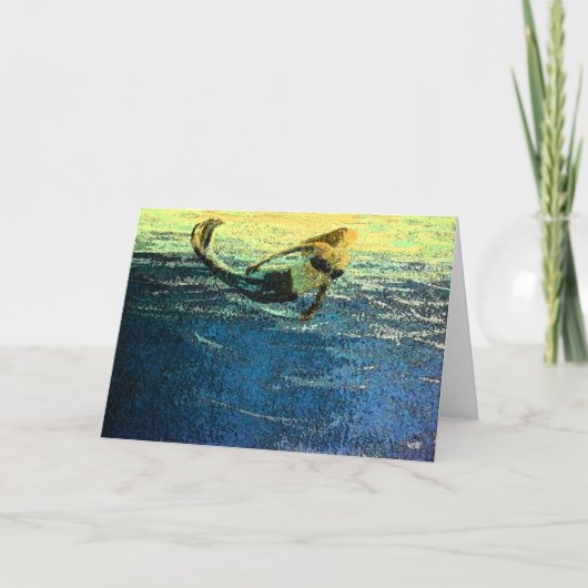 夜明けの人魚の挨拶 カード (正面)