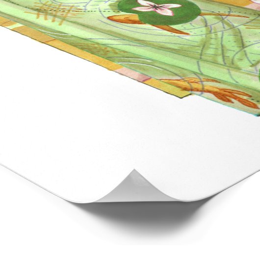 夜明けの俳句 ポスター (角)