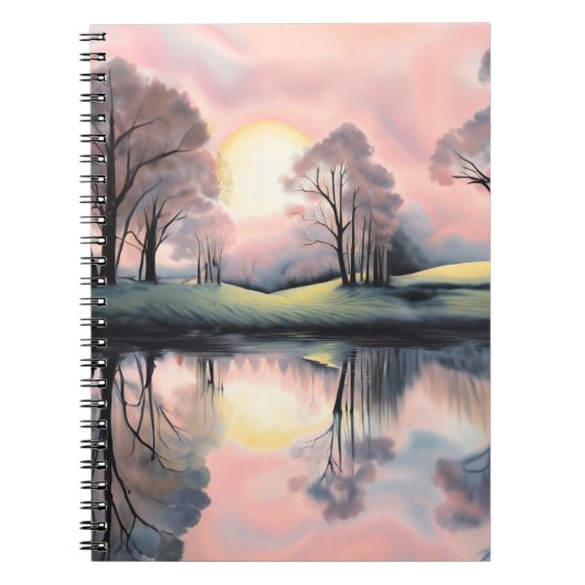 夜明けの反射 ノートブック (正面)