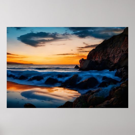 夜明けの反射 ポスター (正面)