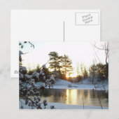 夜明けの反射 ポストカード (正面/裏面)