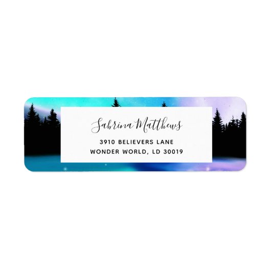 夜明けの反射 ラベル (正面)