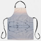 夜明けの塩フラッツ：イーサリーミニマリストの風景 エプロン (正面)