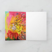 夜明けの妖精のクリスマスの願い シーズンカード (内部)