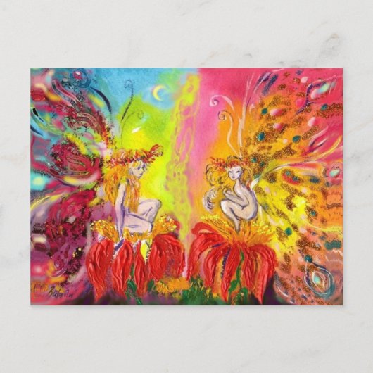 夜明けの妖精 ポストカード (正面)