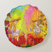 夜明けの妖精 ラウンドクッション (裏面)