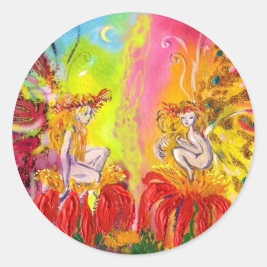 夜明けの妖精 ラウンドシール (正面)