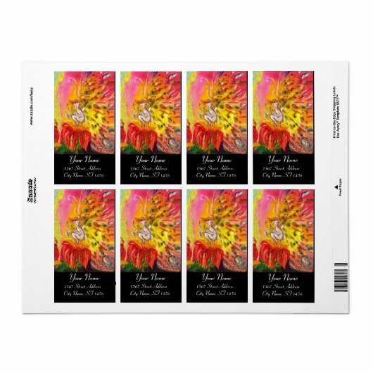 夜明けの妖精 ラベル (フルシート)