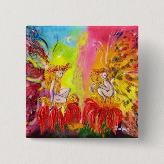 夜明けの妖精 缶バッジ (正面)