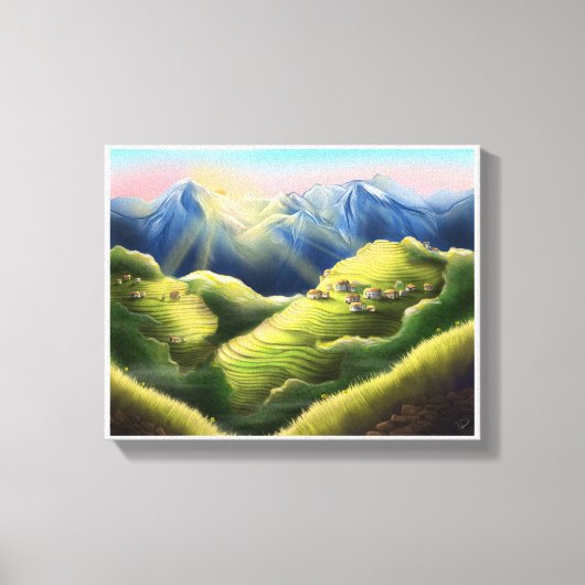 夜明けの希望 – Isabelle Dar キャンバスプリント (正面)