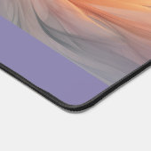 夜明けの抱擁：ラディアントパステルフェザー デスクマット (コーナー)