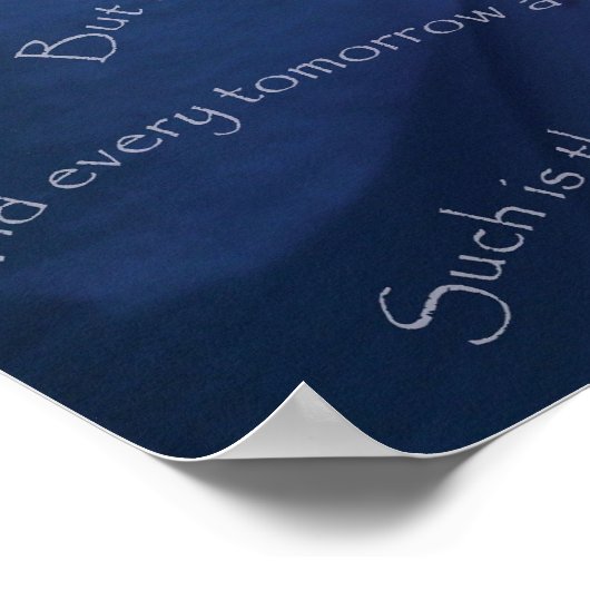 夜明けの挨拶 ポスター (角)